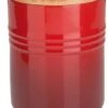 Le Creuset Medium Storage Jar With Wood Lid Cerise