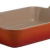 Le Creuset Heritage Deep Rectangular Dish Volcanic -KNIVES AND TOOLS 31426 17230