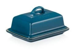 Le Creuset Butter Dish Deep Teal -KNIVES AND TOOLS 49029 36424