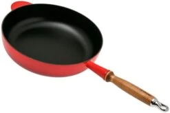 Le Creuset Cast-iron Sauté Pan Cherry Red, 28 Cm, 3,6L