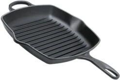 Le Creuset Grill Pan/skillet 26cm Square, Black