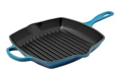 Le Creuset Signature Square Grill Pan/skillet, 26 Cm, Azure