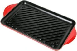 Le Creuset La Fonte Enamel Rectangular Grill Pan 32 Cm, Red
