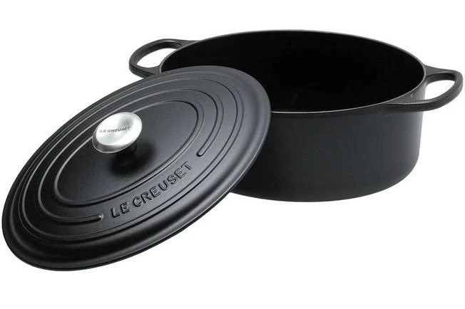 Le Creuset Casserole-cocotte Oval 31cm, 6,3 L Black 4 Le Creuset Casserole-cocotte Oval 31cm, 6,3 L Black - Image 2