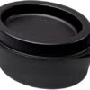 Le Creuset Doufeu Cast-iron Casserole Oval, 32 Cm, 7.2L Black -KNIVES AND TOOLS LC25084320000460 01 le creuset lc25084320000460 01