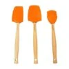Le Creuset Premium Silicone Spatula 3-piece Set, Orange-red 1 Le Creuset Premium Silicone Spatula 3-piece Set, Orange-red -KNIVES AND TOOLS LC42830000900007 01 lecreuset
