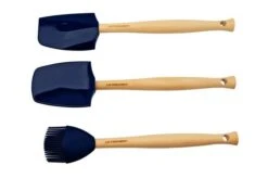 Le Creuset Premium 3-piece Silicone Spatula Set, Azure
