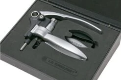 Le Creuset LM250 Metal Lever Model Corkscrew, Gift Set -KNIVES AND TOOLS LC59058013009410 08 le creuset wine opener lc59058013009410 08
