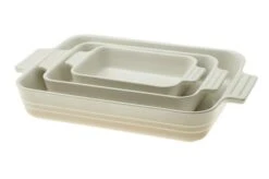 Le Creuset Oven Dishes 79161007160080 Set Of 3, Rectangular, Meringue