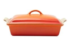 Le Creuset Rectangular Oven Dish With Lid, 33 Cm, Orange-red -KNIVES AND TOOLS LC91001533090000 03 lecreuset