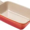 Le Creuset Rectangular Oven Dish 1.1 L, 19 Cm, Orange-red -KNIVES AND TOOLS LC91004719090100 01 le creuset lc91004719090100 01