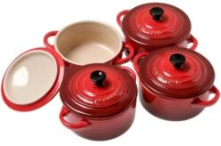 Le Creuset Les Céramiques Mini-cocotte Set 10 Cm, Cherry-red