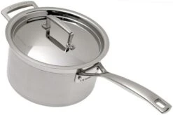 Le Creuset 3-ply Saucepan With Lid, 20 Cm, 3,8L