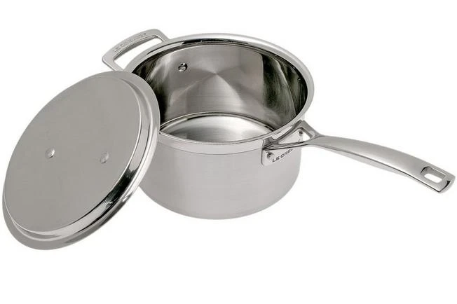 Le Creuset 3-ply Saucepan With Lid, 20 Cm, 3,8L 4 Le Creuset 3-ply Saucepan With Lid, 20 Cm, 3,8L - Image 2